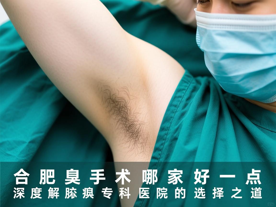 合肥腋臭手术哪家好一点，深度解析合肥腋臭专科医院的选择之道