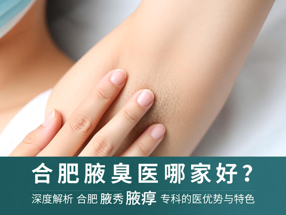 合肥腋臭医院哪家好？深度解析合肥腋秀腋臭专科的优势与特色