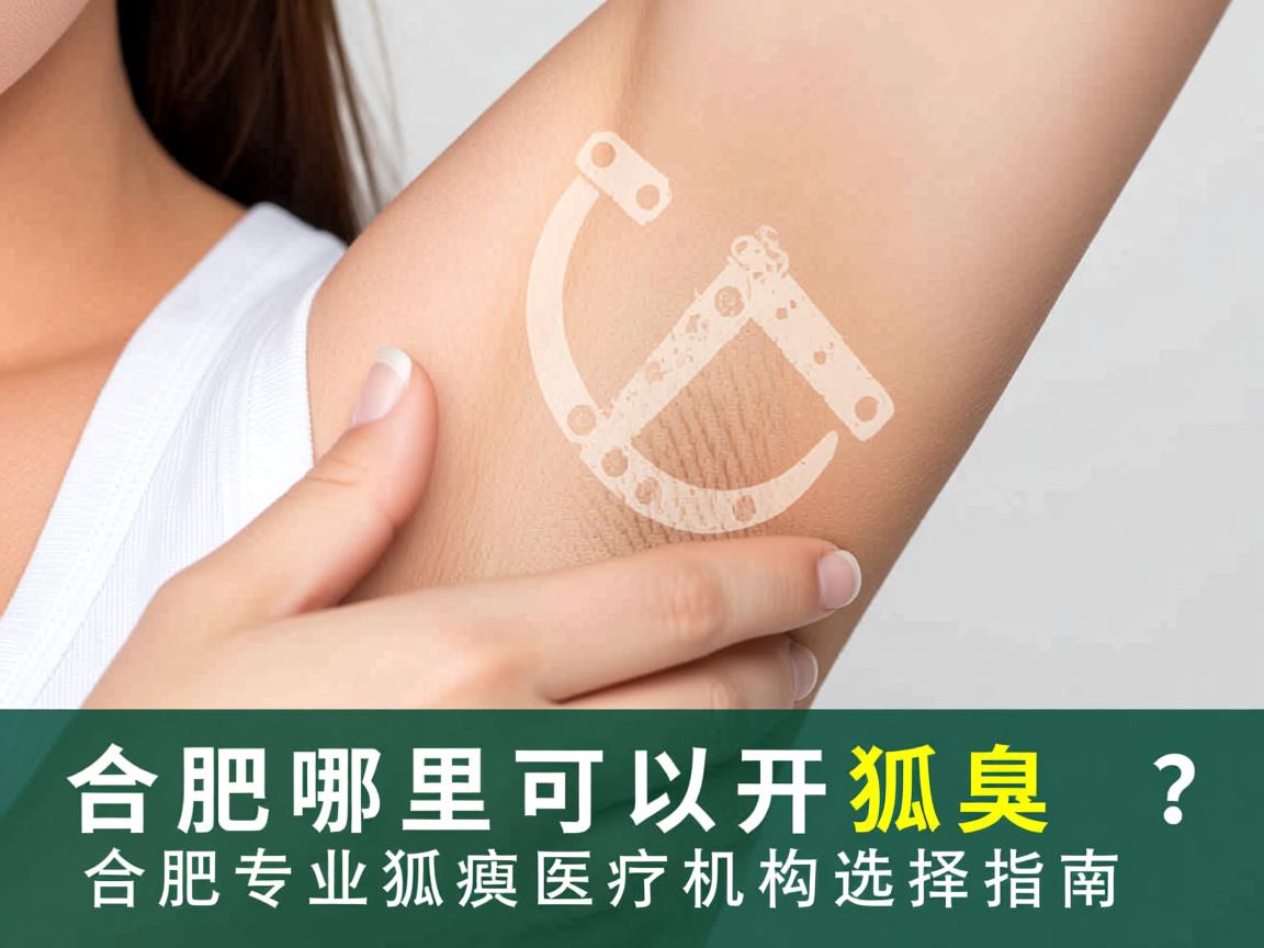 合肥哪里可以开狐臭？合肥专业狐臭医疗机构选择指南