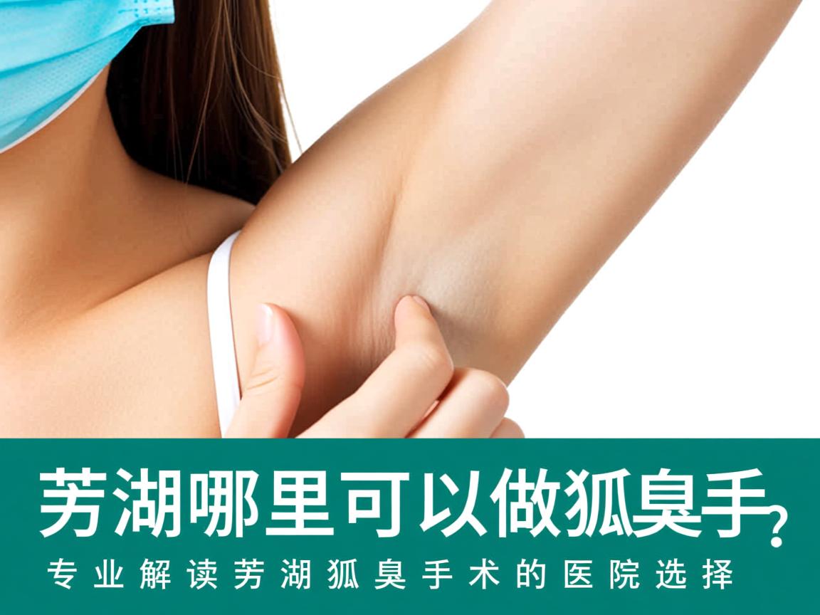 芜湖哪里可以做狐臭手术？专业解读芜湖狐臭手术的医院选择