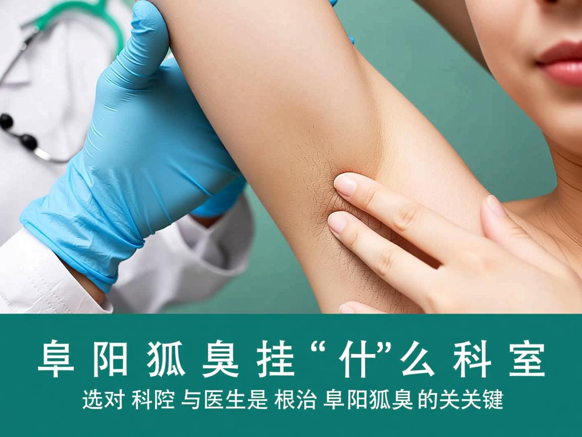 阜阳狐臭挂什么科室，选对科室与医生是根治阜阳狐臭的关键