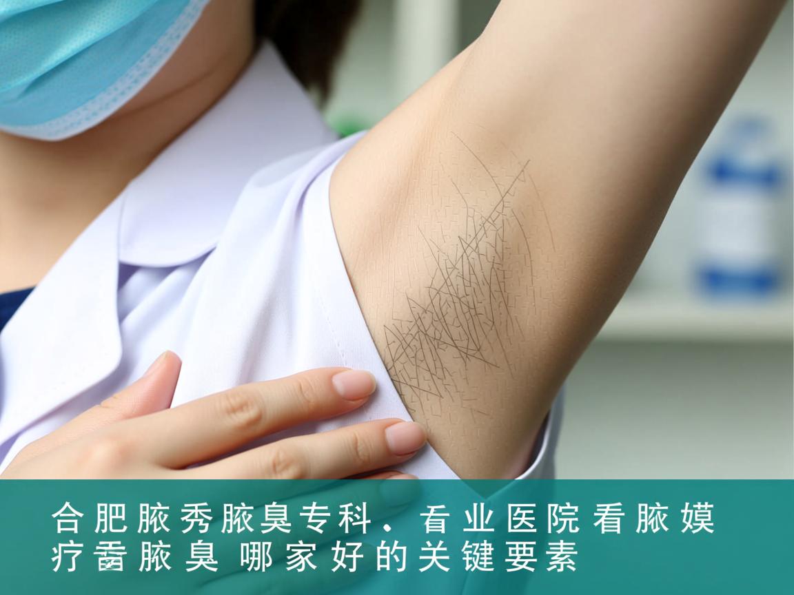 合肥腋秀腋臭专科，专业解析合肥医院看腋臭哪家好的关键要素