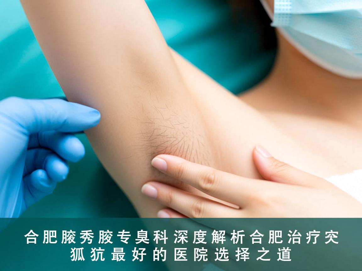 合肥腋秀腋臭专科，深度解析合肥治疗狐臭最好的医院选择之道