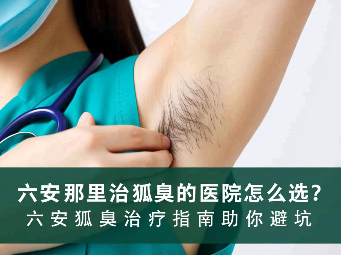 六安那里治狐臭的医院怎么选？六安狐臭治疗指南助你避坑