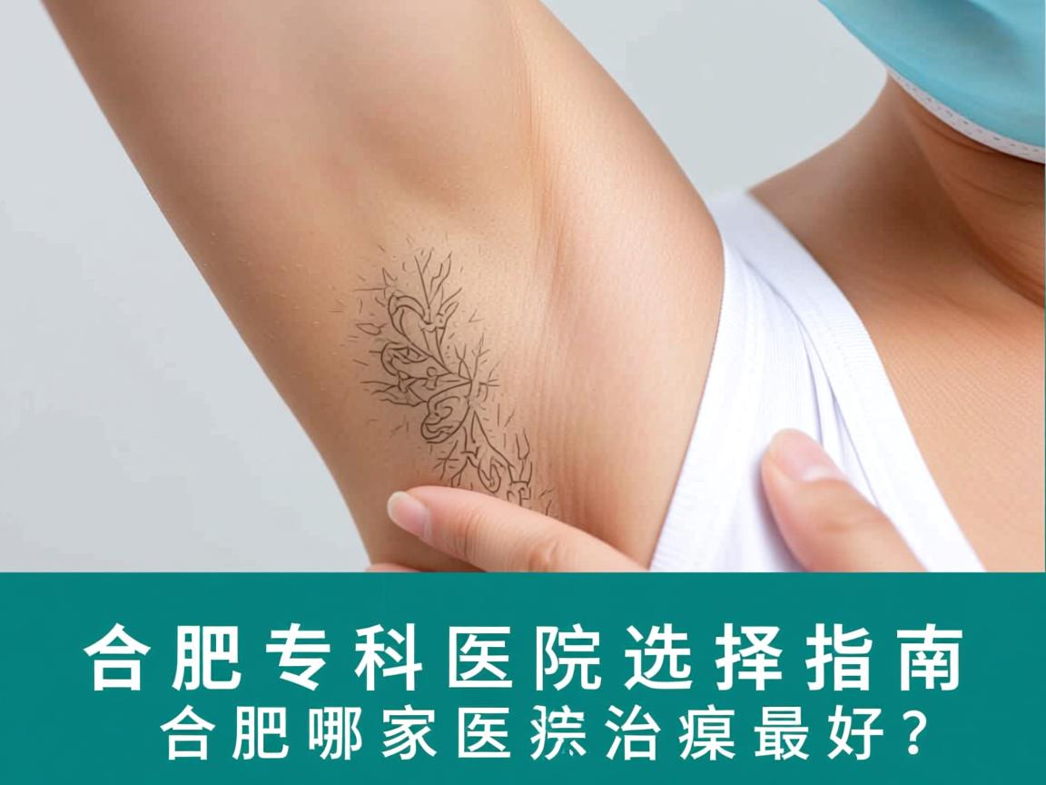 合肥腋臭专科医院选择指南，合肥哪家医院治腋臭最好？
