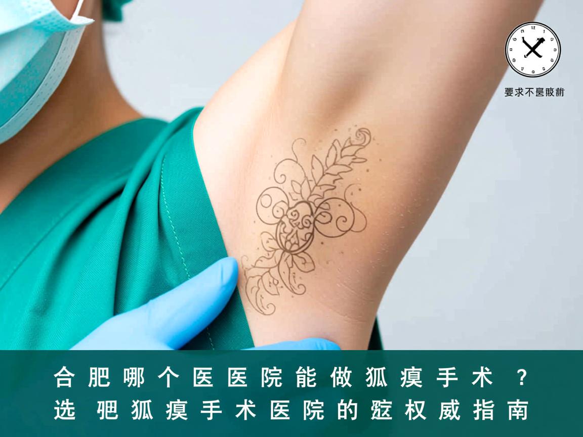 合肥哪个医院能做狐臭手术？选择合肥狐臭手术医院的权威指南