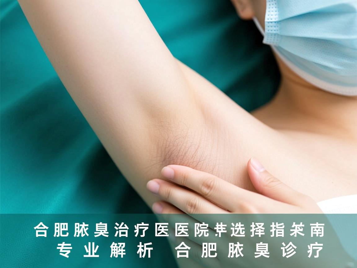合肥腋臭治疗医院选择指南，专业解析合肥腋臭诊疗