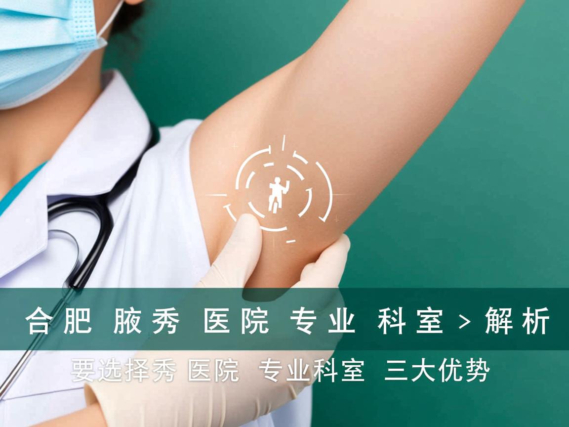 合肥腋秀医院专业科室解析，选择腋秀医院专业科室的三大优势