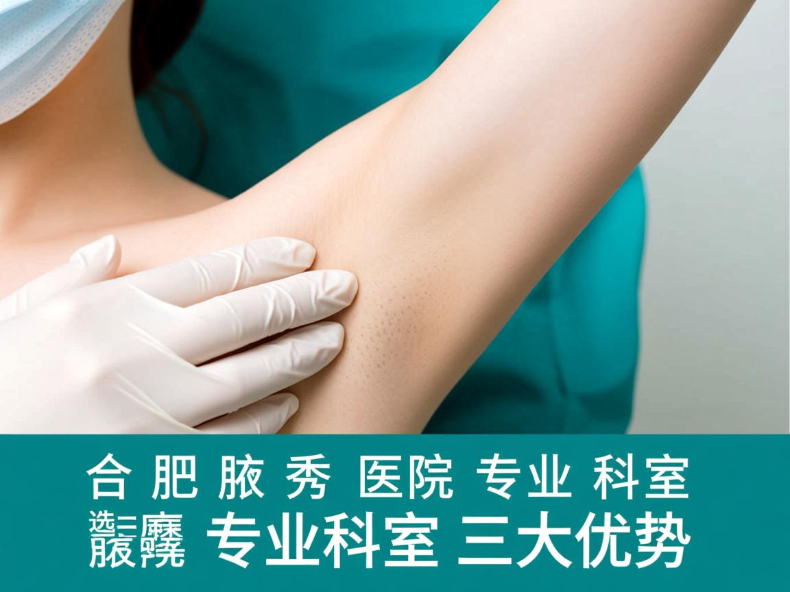 合肥腋秀医院专业科室解析，选择腋秀医院专业科室的三大优势