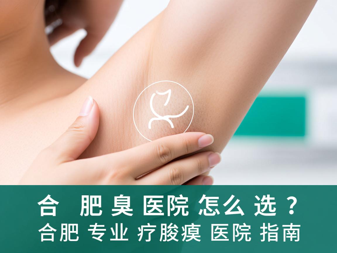 合肥腋臭医院怎么选？合肥专业疗腋臭的医院指南