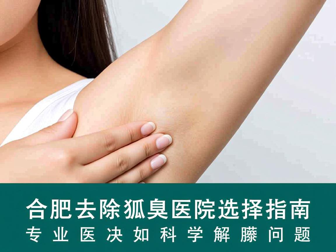 合肥去除狐臭的医院选择指南，专业医院如何科学解决腋臭问题