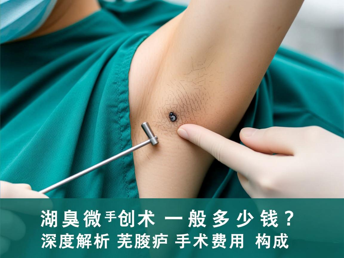芜湖腋臭微创手术一般多少钱？深度解析芜湖腋臭手术费用构成