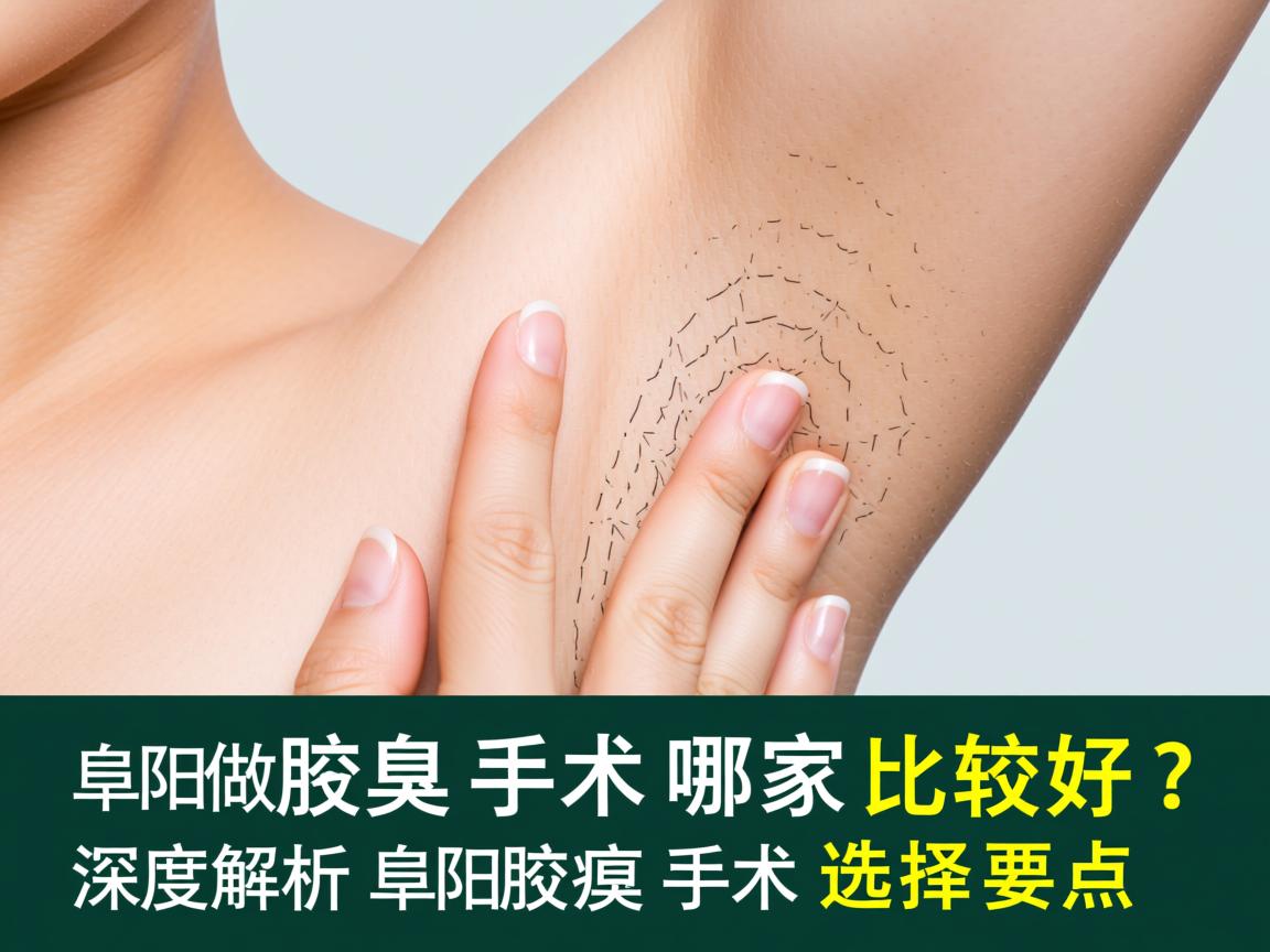 阜阳做腋臭手术哪家比较好？深度解析阜阳腋臭手术选择要点