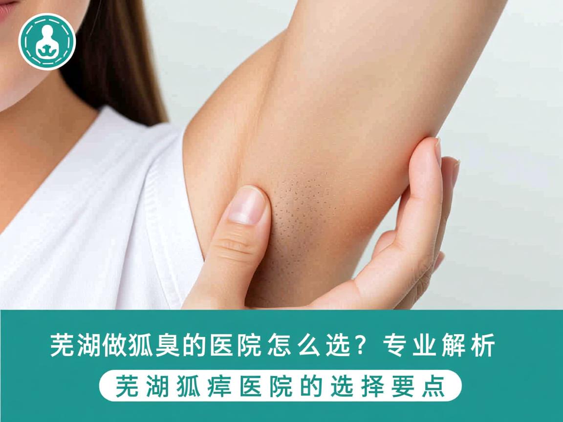 芜湖做狐臭的医院怎么选？专业解析芜湖狐臭医院的选择要点