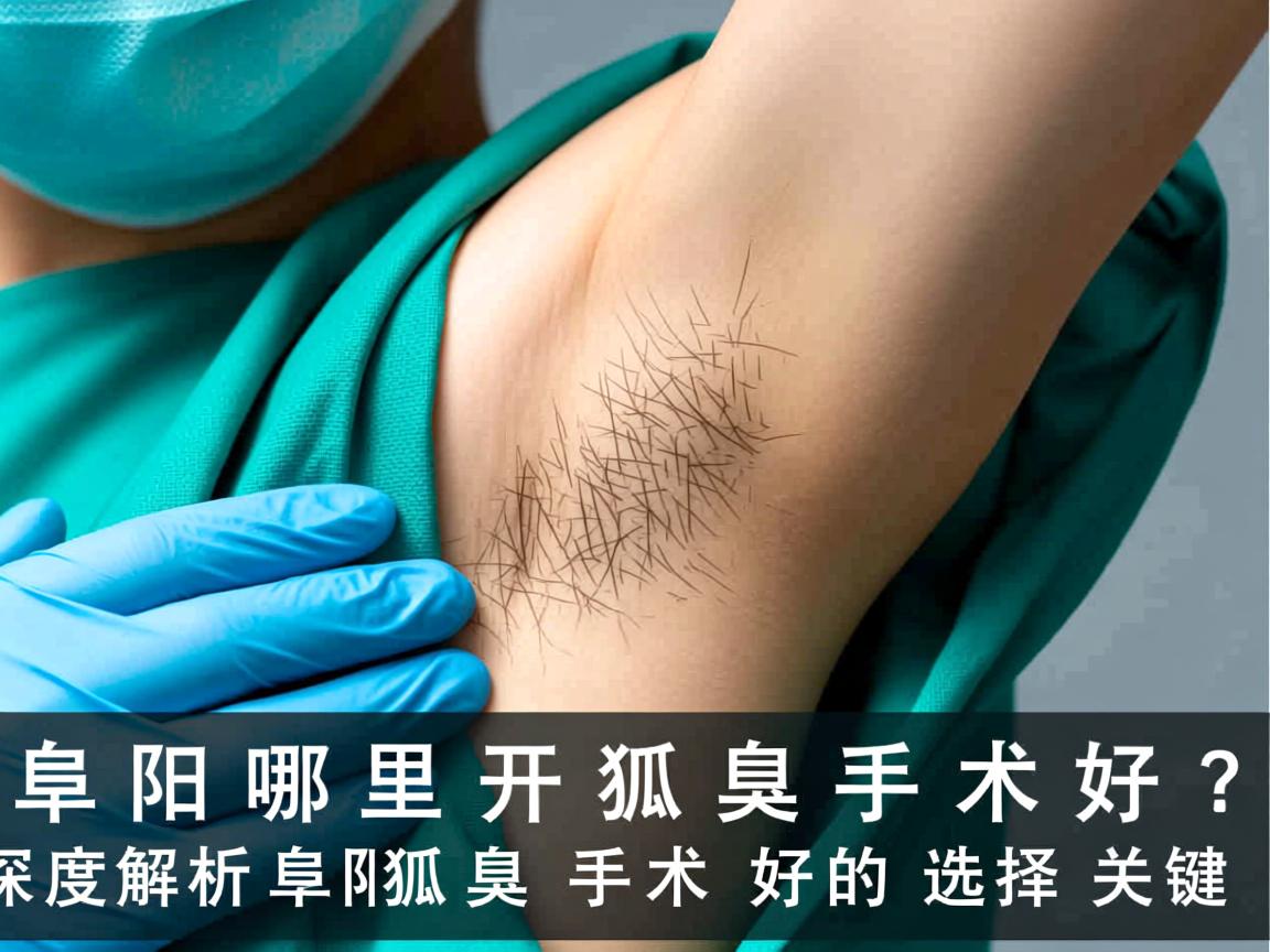 阜阳哪里开狐臭手术好？深度解析阜阳狐臭手术好的选择关键