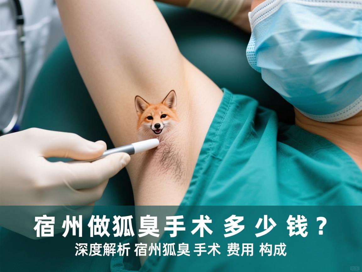 宿州做狐臭手术多少钱？深度解析宿州狐臭手术费用构成