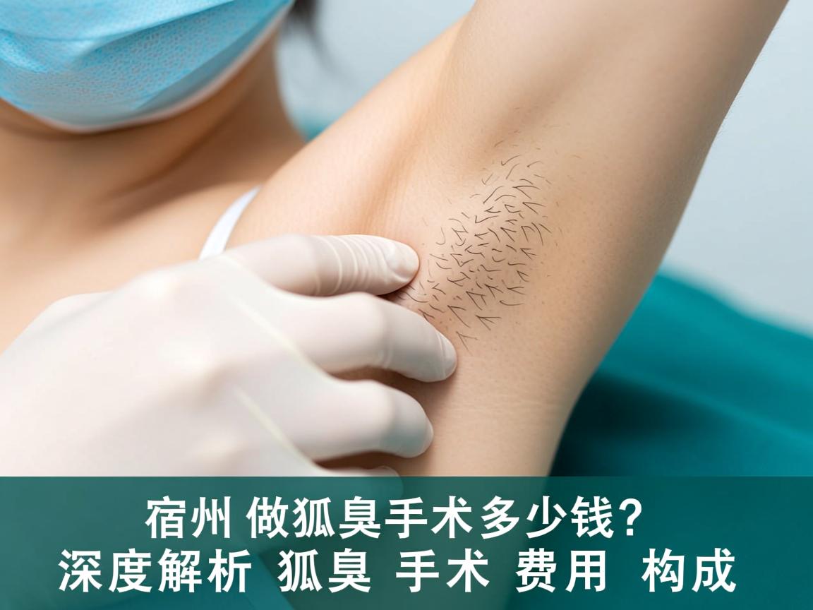 宿州做狐臭手术多少钱？深度解析宿州狐臭手术费用构成