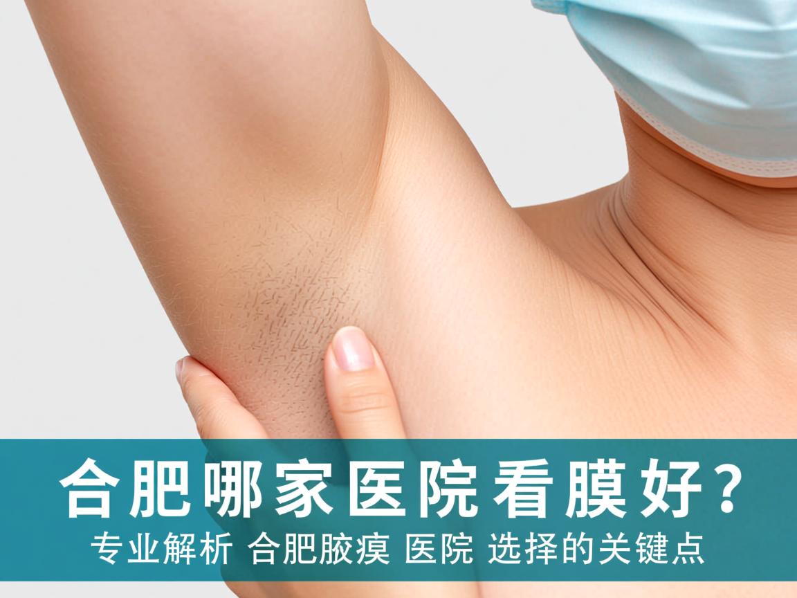 合肥哪家医院看腋臭好？专业解析合肥腋臭医院选择的关键点