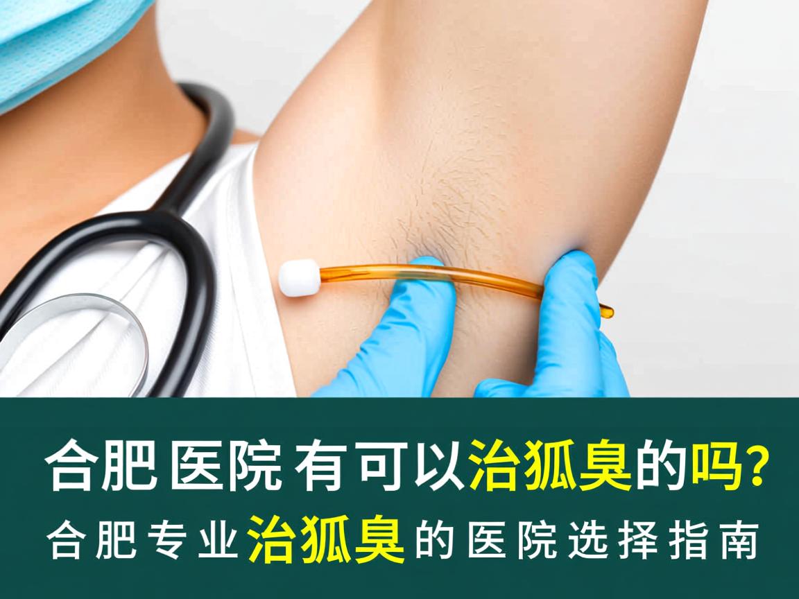 合肥医院有可以治狐臭的吗？合肥专业治狐臭的医院选择指南