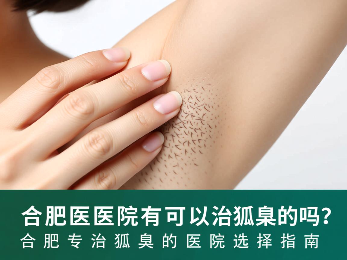 合肥医院有可以治狐臭的吗？合肥专业治狐臭的医院选择指南
