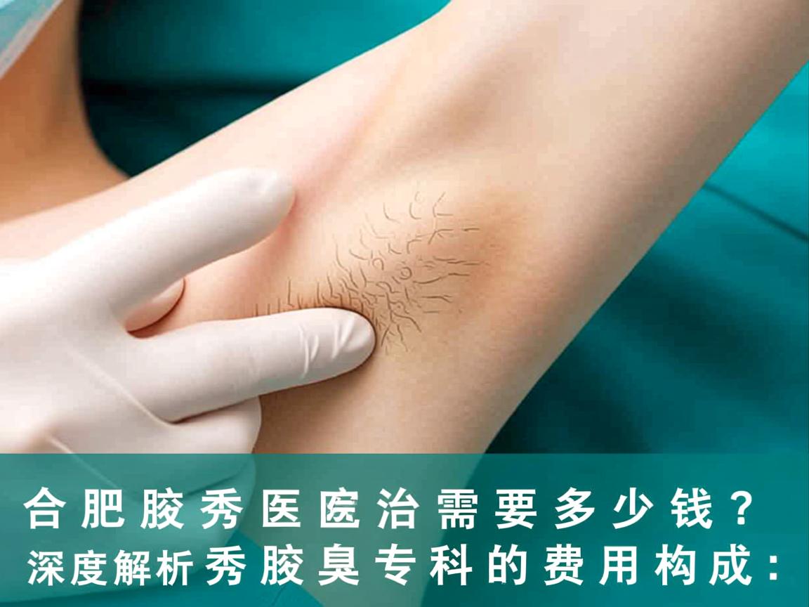 合肥腋秀医院治疗需要多少钱？深度解析合肥腋秀腋臭专科的费用构成