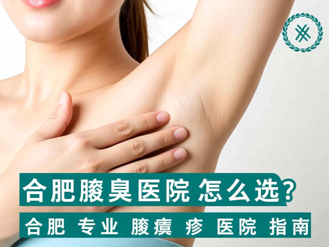 合肥腋臭医院怎么选？合肥专业腋臭诊疗医院指南