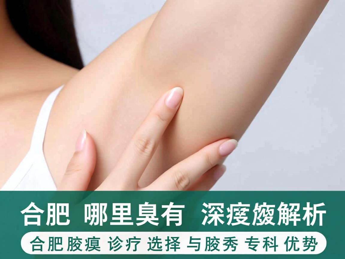 合肥哪里有做腋臭的，深度解析合肥腋臭诊疗选择与腋秀专科优势