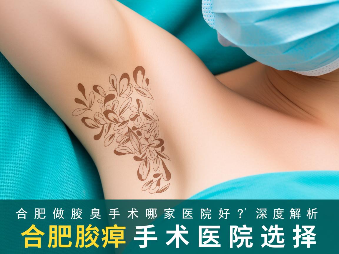 在合肥做腋臭手术哪家医院好？深度解析合肥腋臭手术医院选择