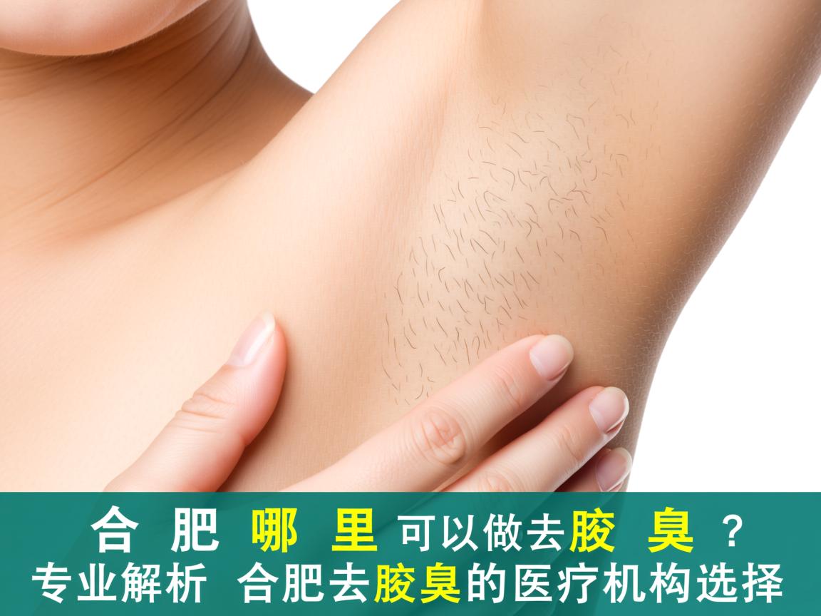 合肥哪里可以做去腋臭？专业解析合肥去腋臭的医疗机构选择