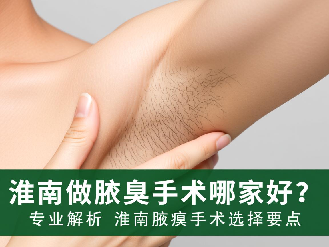 淮南做腋臭手术哪家好？专业解析淮南腋臭手术选择要点