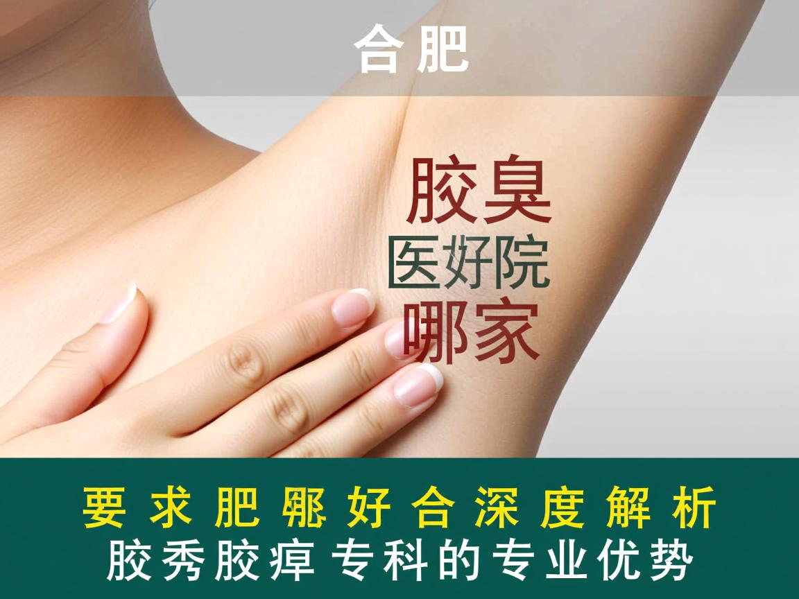 合肥腋臭医院哪家好，深度解析合肥腋秀腋臭专科的专业优势