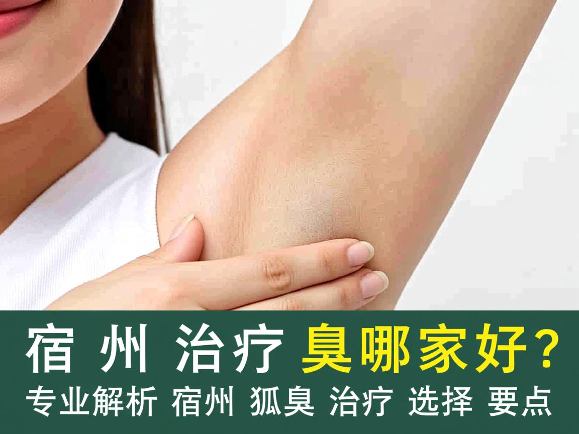 宿州治疗狐臭哪家好？专业解析宿州狐臭治疗选择要点