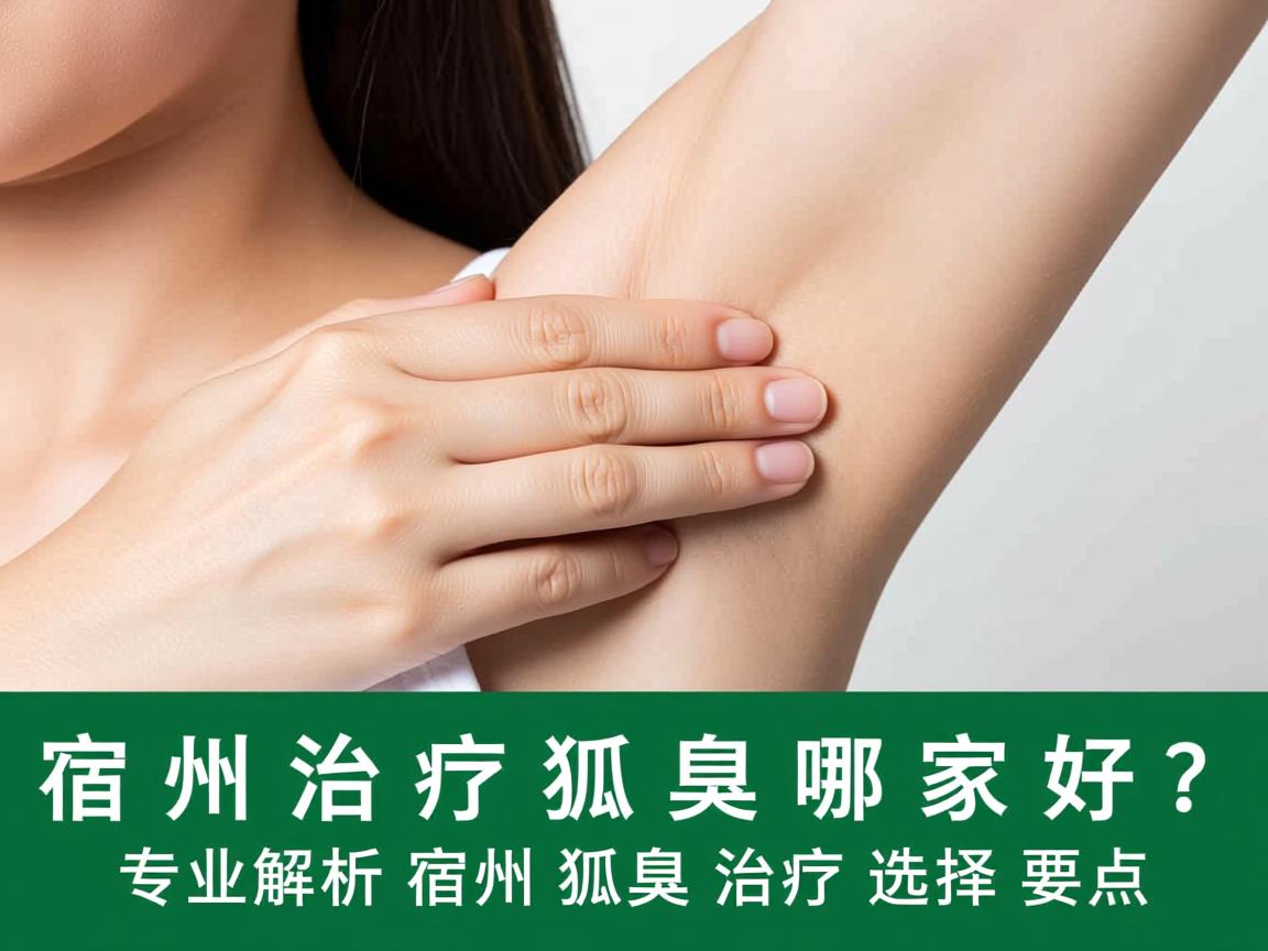 宿州治疗狐臭哪家好？专业解析宿州狐臭治疗选择要点