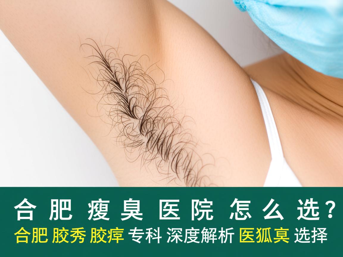 合肥腋臭医院怎么选？合肥腋秀腋臭专科深度解析医狐臭选择