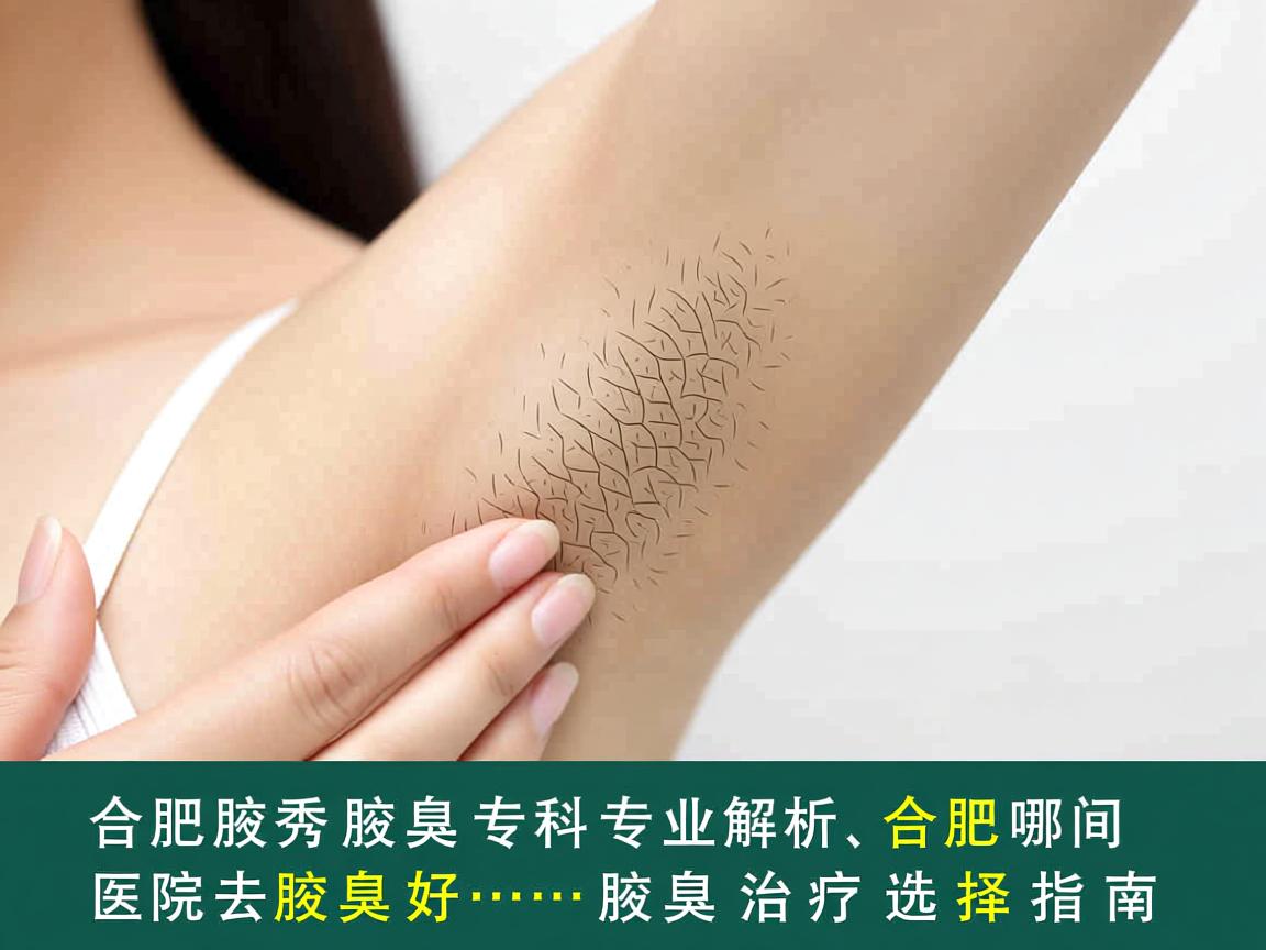 合肥腋秀腋臭专科，专业解析合肥哪间医院去腋臭好，腋臭治疗选择指南
