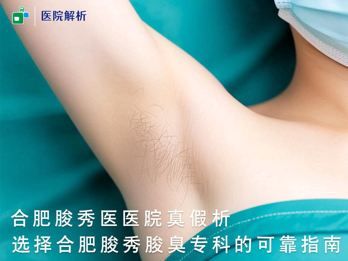 合肥腋秀医院真假解析，选择合肥腋秀腋臭专科的可靠指南
