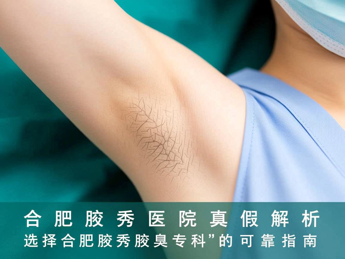 合肥腋秀医院真假解析，选择合肥腋秀腋臭专科的可靠指南