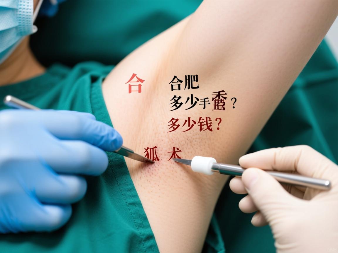 合肥腋秀腋臭手术多少钱？深度解析腋秀狐臭手术费用与价值