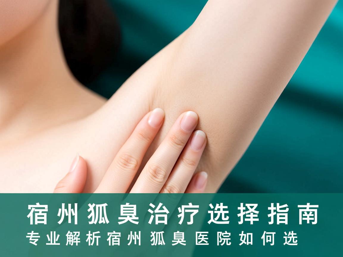 宿州狐臭治疗选择指南，专业解析宿州狐臭医院如何选