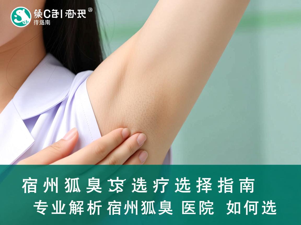 宿州狐臭治疗选择指南，专业解析宿州狐臭医院如何选