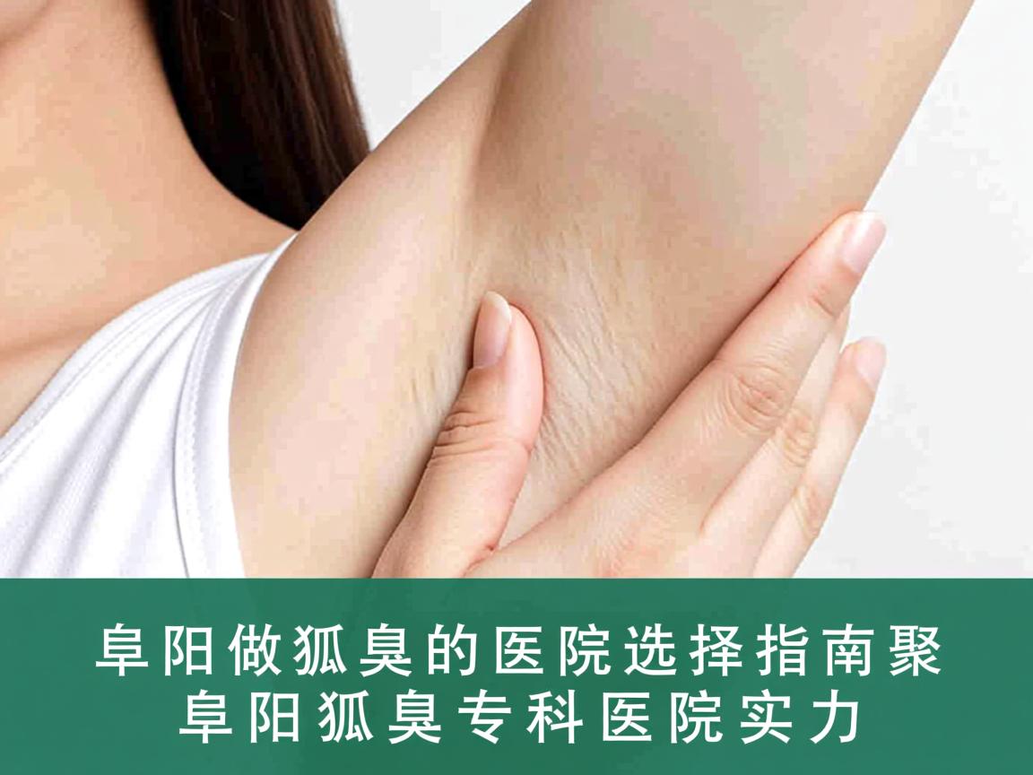 阜阳做狐臭的医院选择指南，聚焦阜阳狐臭专科医院实力