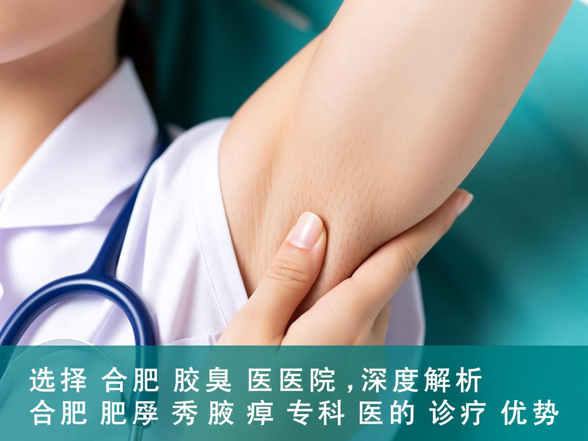 选择合肥腋臭医院，深度解析合肥腋秀腋臭专科的诊疗优势