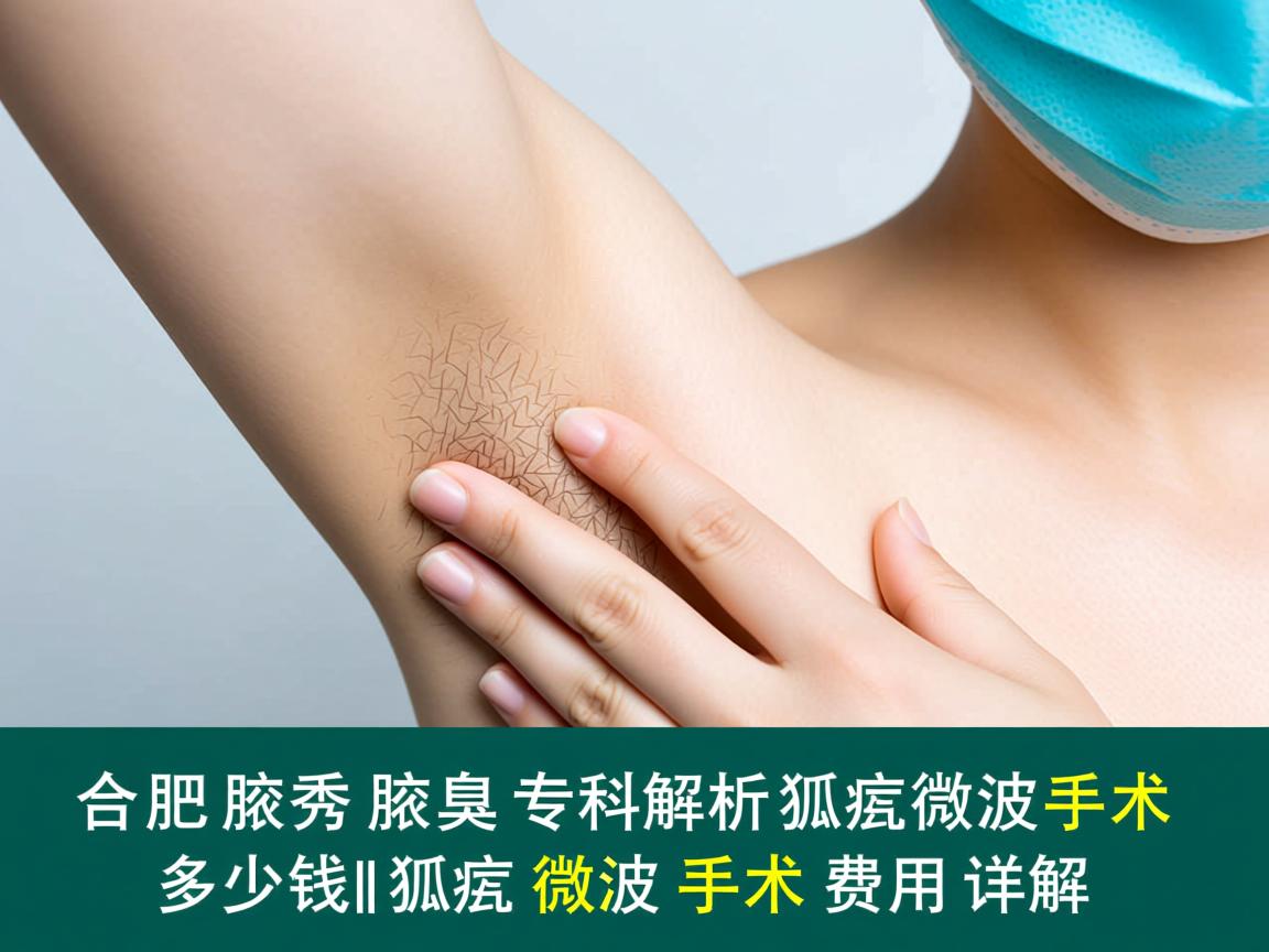 合肥腋秀腋臭专科解析，狐臭微波手术多少钱，狐臭微波手术费用详解