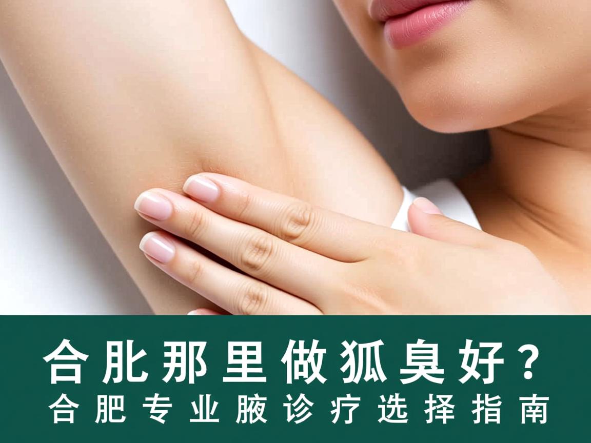 合肥那里做狐臭好？合肥专业腋臭诊疗选择指南