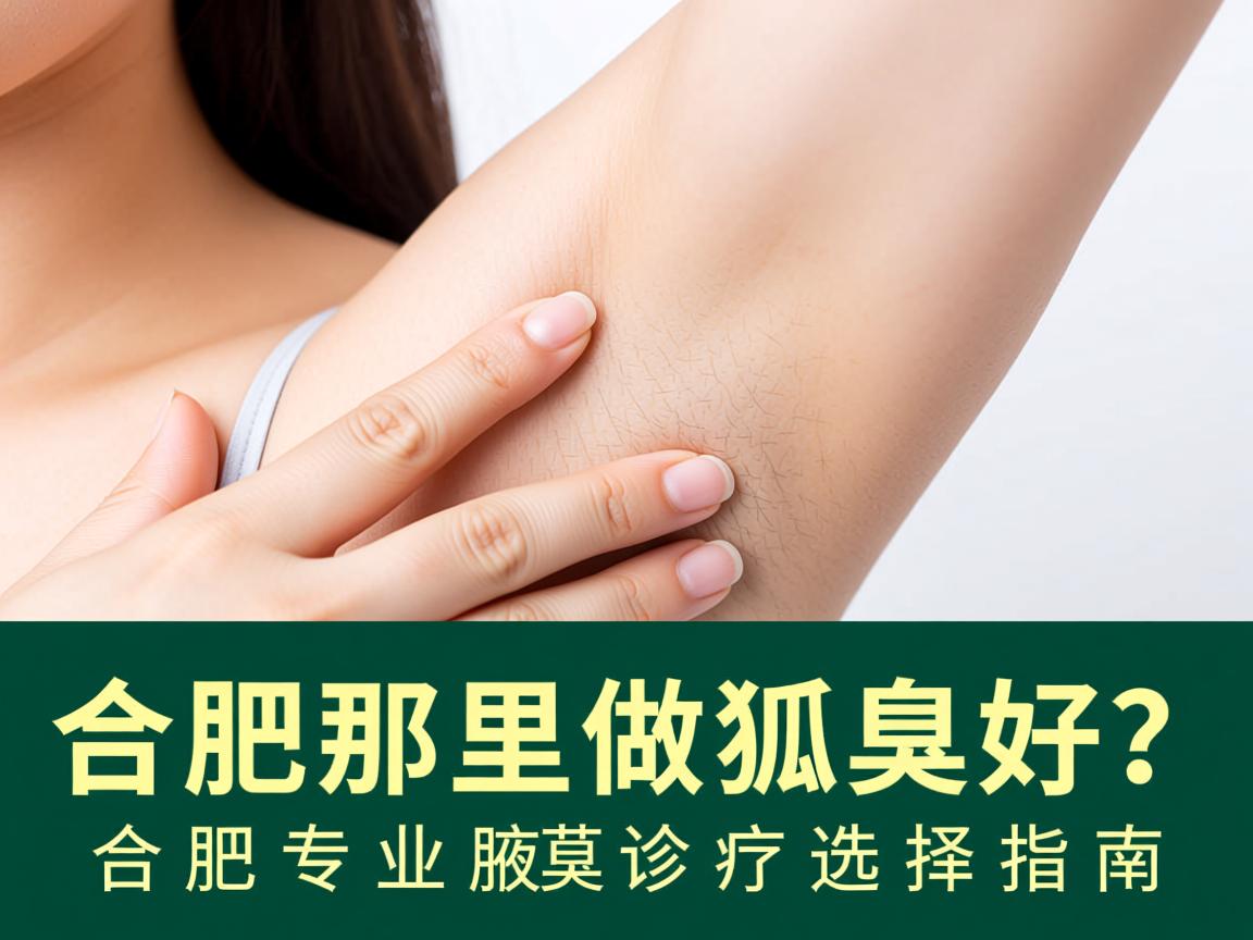 合肥那里做狐臭好？合肥专业腋臭诊疗选择指南