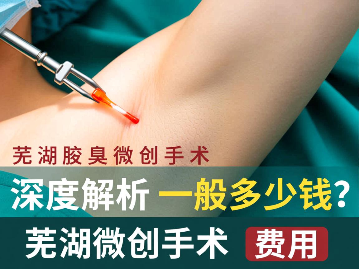 芜湖腋臭微创手术一般多少钱？深度解析芜湖腋臭微创手术费用