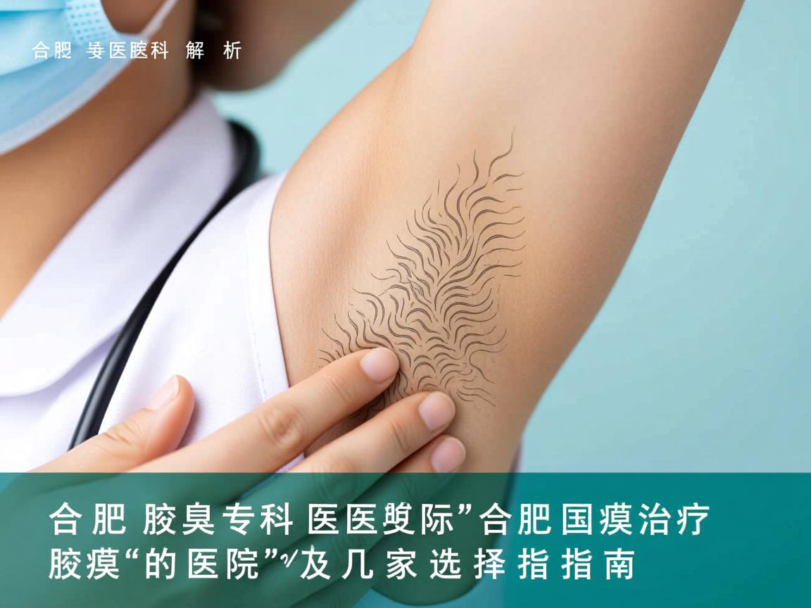 合肥腋臭专科医院解析，合肥国际治疗腋臭的医院有几家及选择指南
