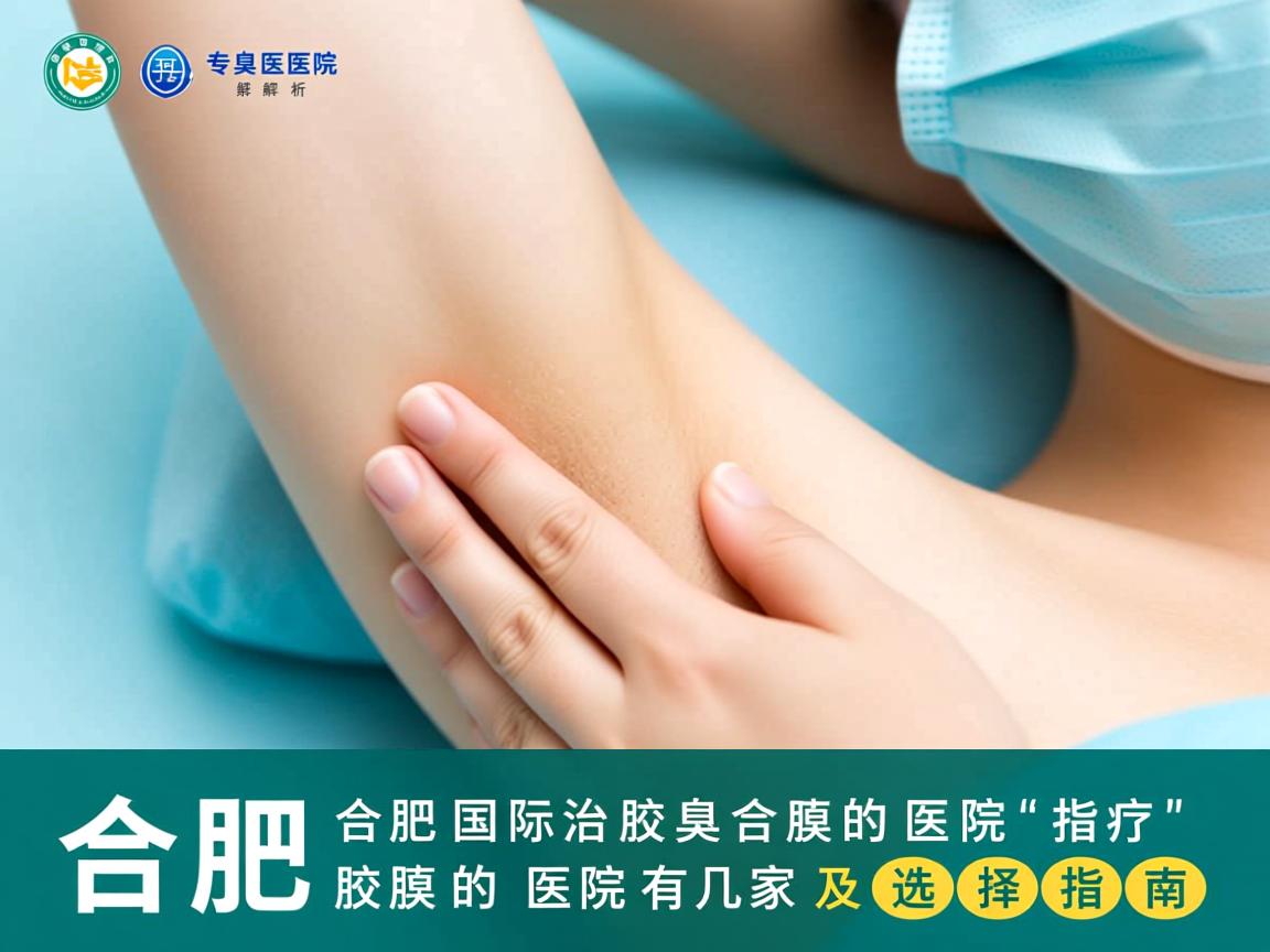 合肥腋臭专科医院解析，合肥国际治疗腋臭的医院有几家及选择指南