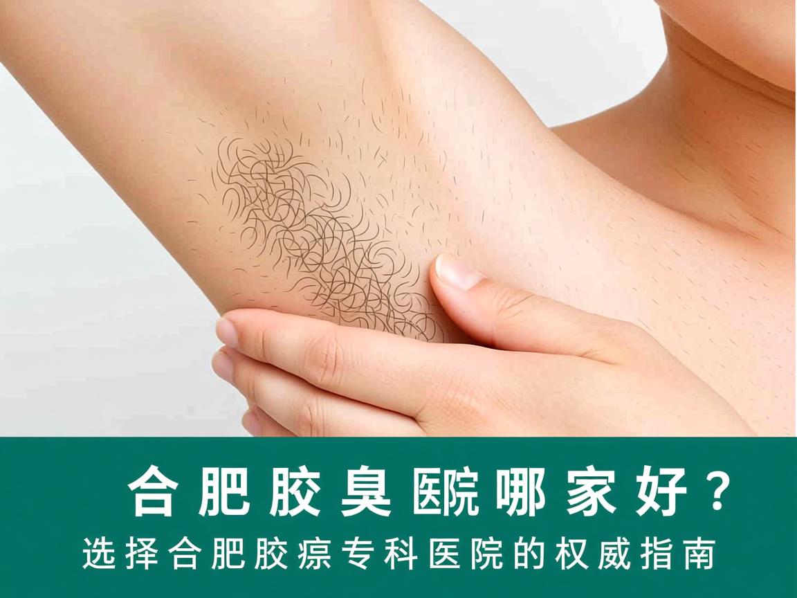 合肥腋臭医院哪家好？选择合肥腋臭专科医院的权威指南