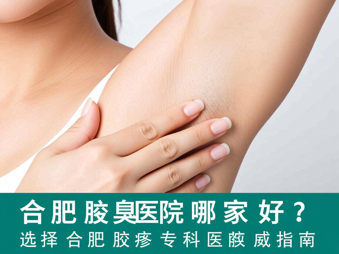 合肥腋臭医院哪家好？选择合肥腋臭专科医院的权威指南